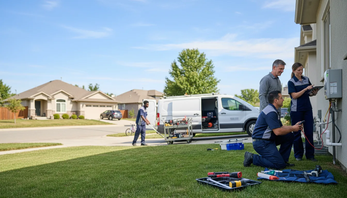 Tankless water heater service in Allison, TX